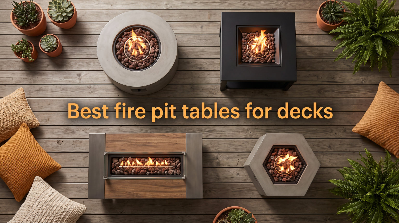Best fire pit tables for decks