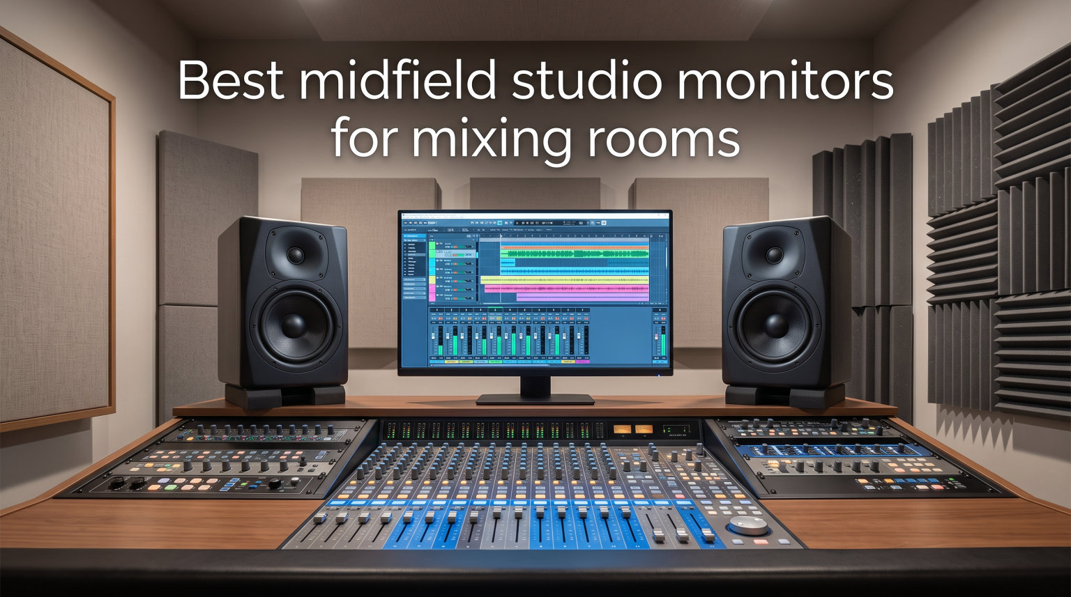 Best midfield studio monitors for mixing rooms