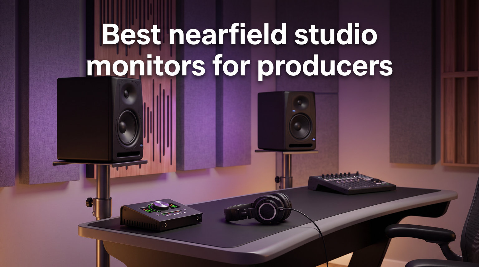Best nearfield studio monitors for producers