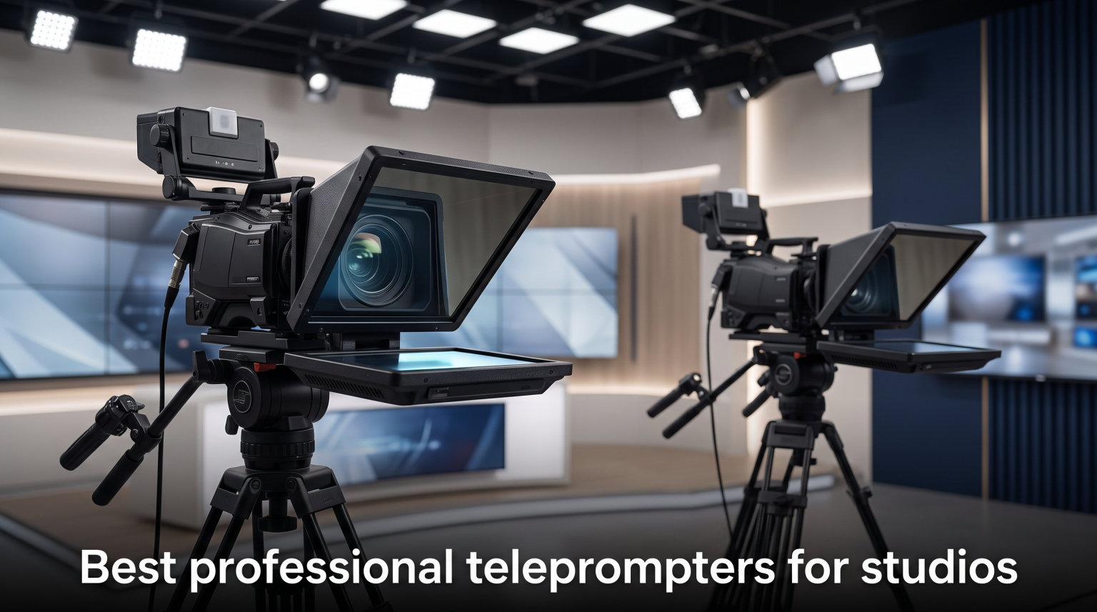 Best professional teleprompters for studios