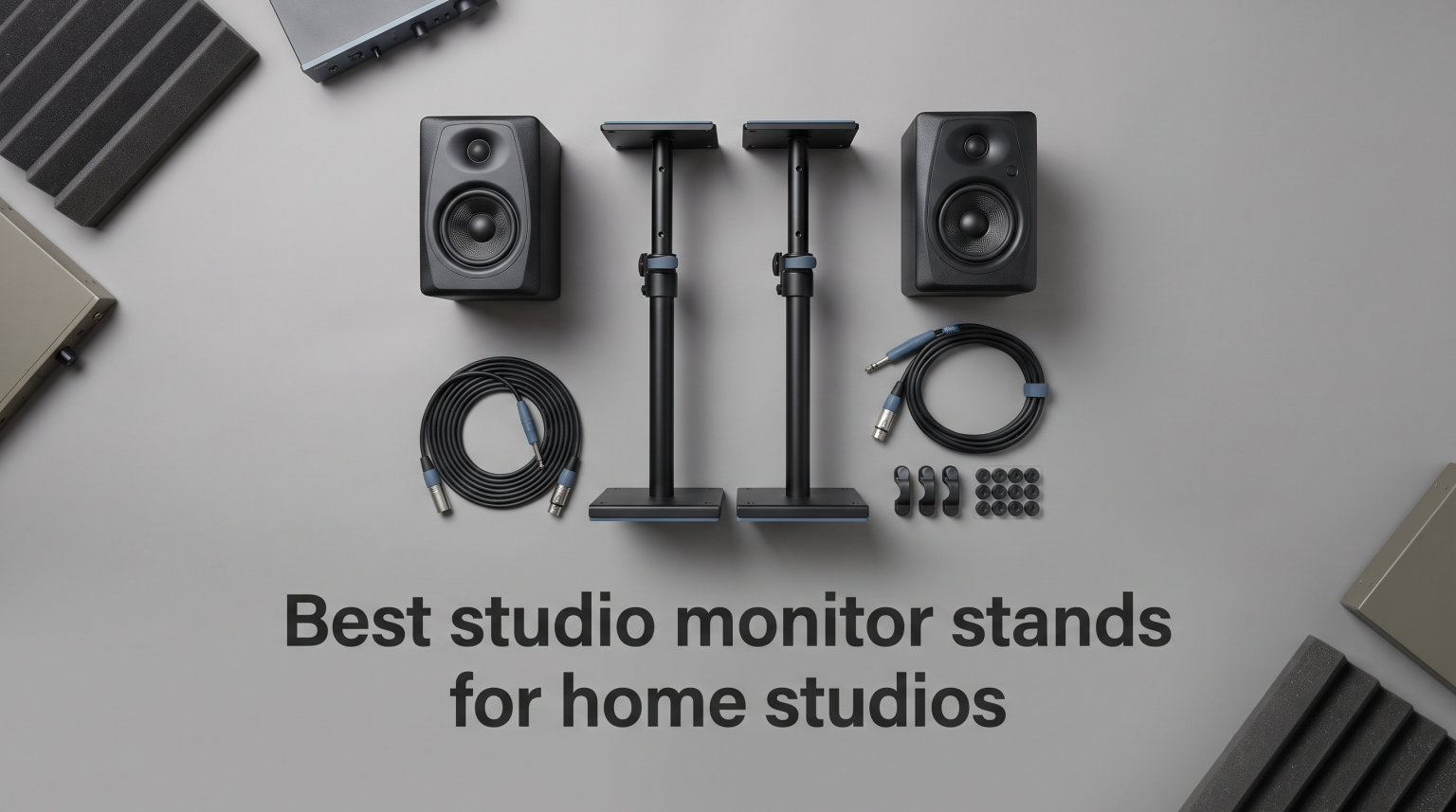 Best studio monitor stands for home studios