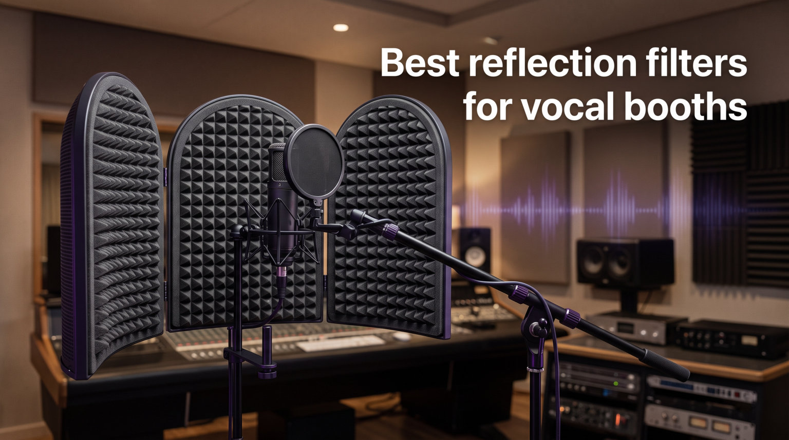 Best reflection filters for vocal booths