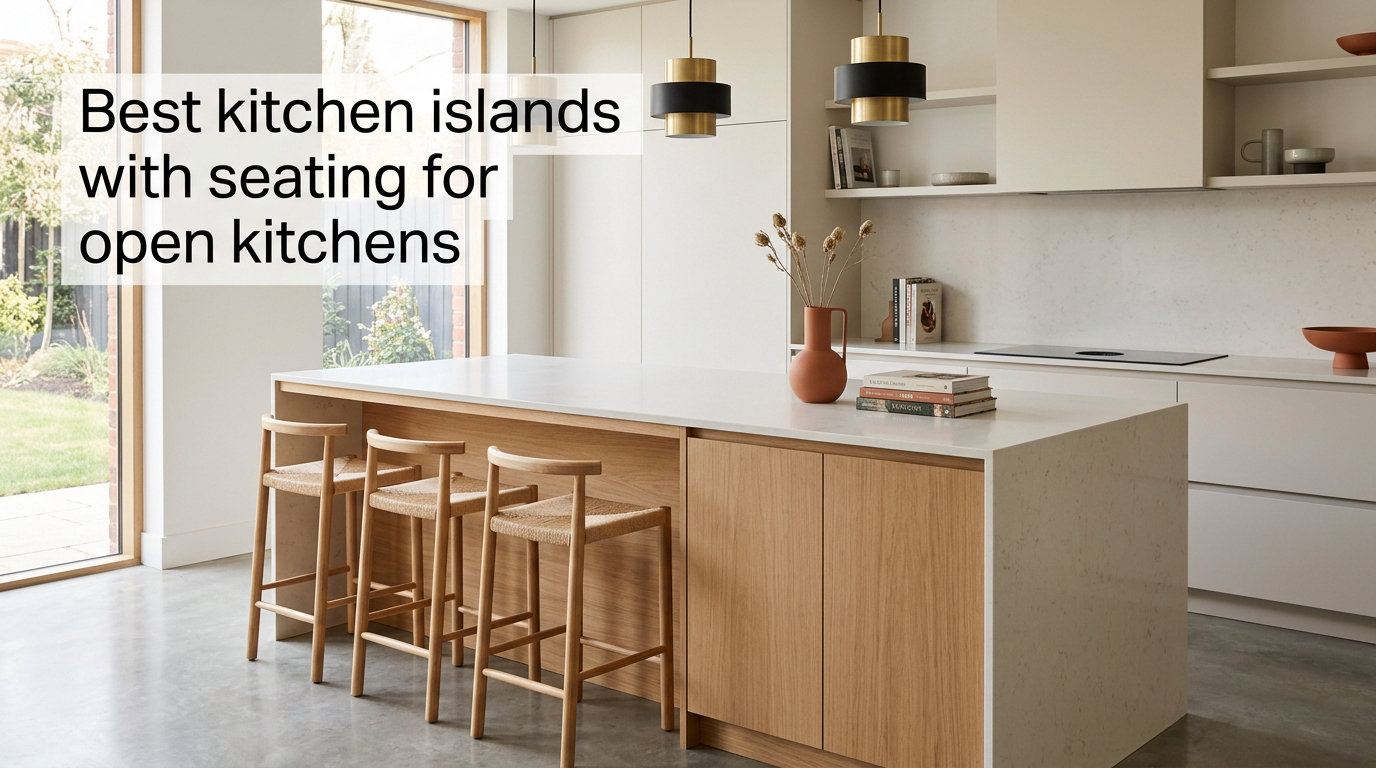 Best kitchen islands with seating for open kitchens