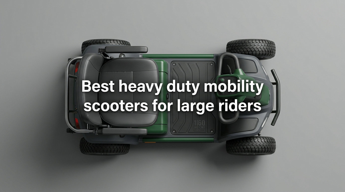 Best heavy duty mobility scooters for large riders