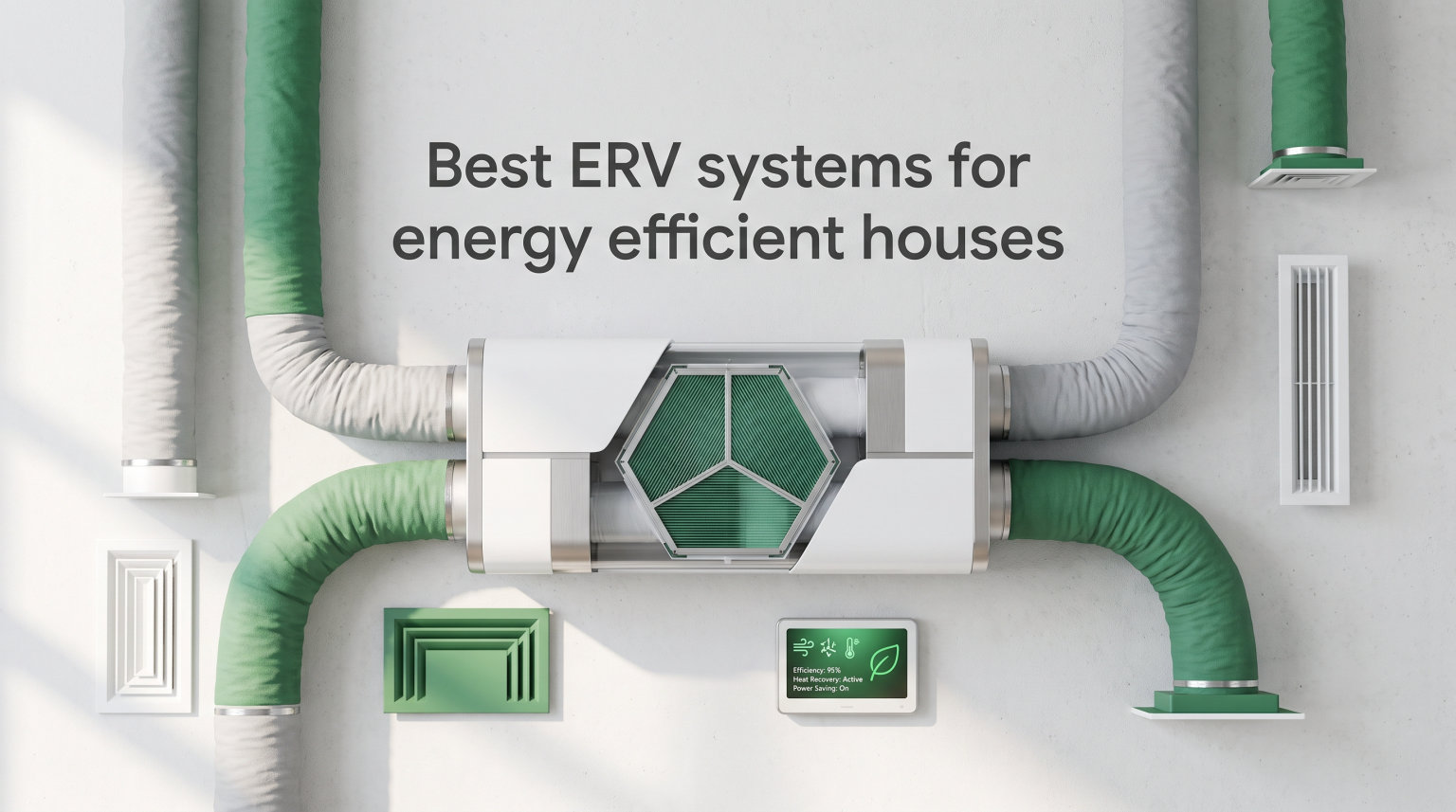 Best ERV systems for energy efficient houses