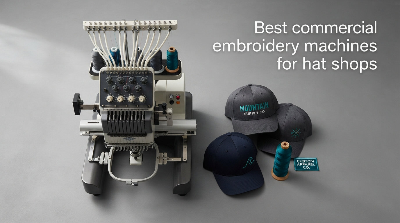 Best commercial embroidery machines for hat shops