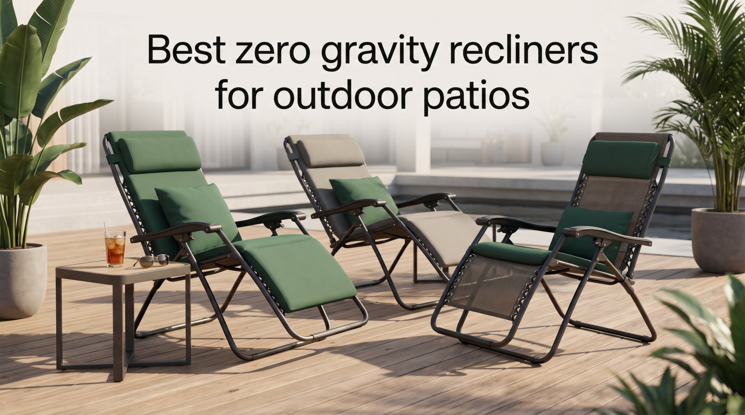 Best zero gravity recliners for outdoor patios