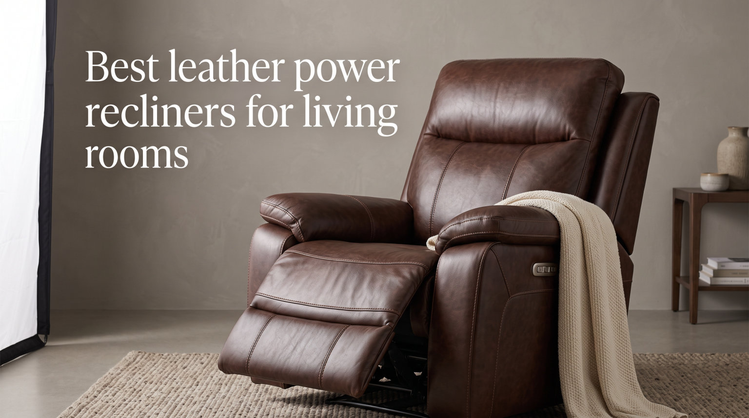 Best leather power recliners for living rooms