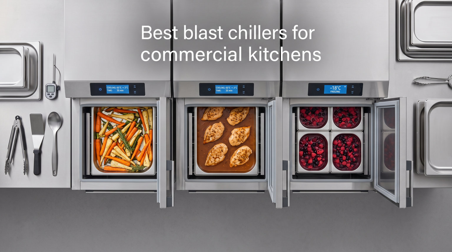 Best blast chillers for commercial kitchens