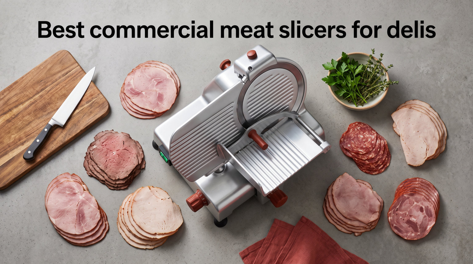 Best commercial meat slicers for delis