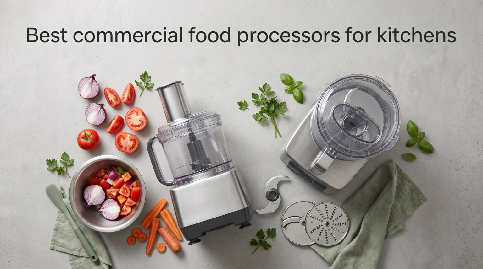 Best commercial food processors for kitchens