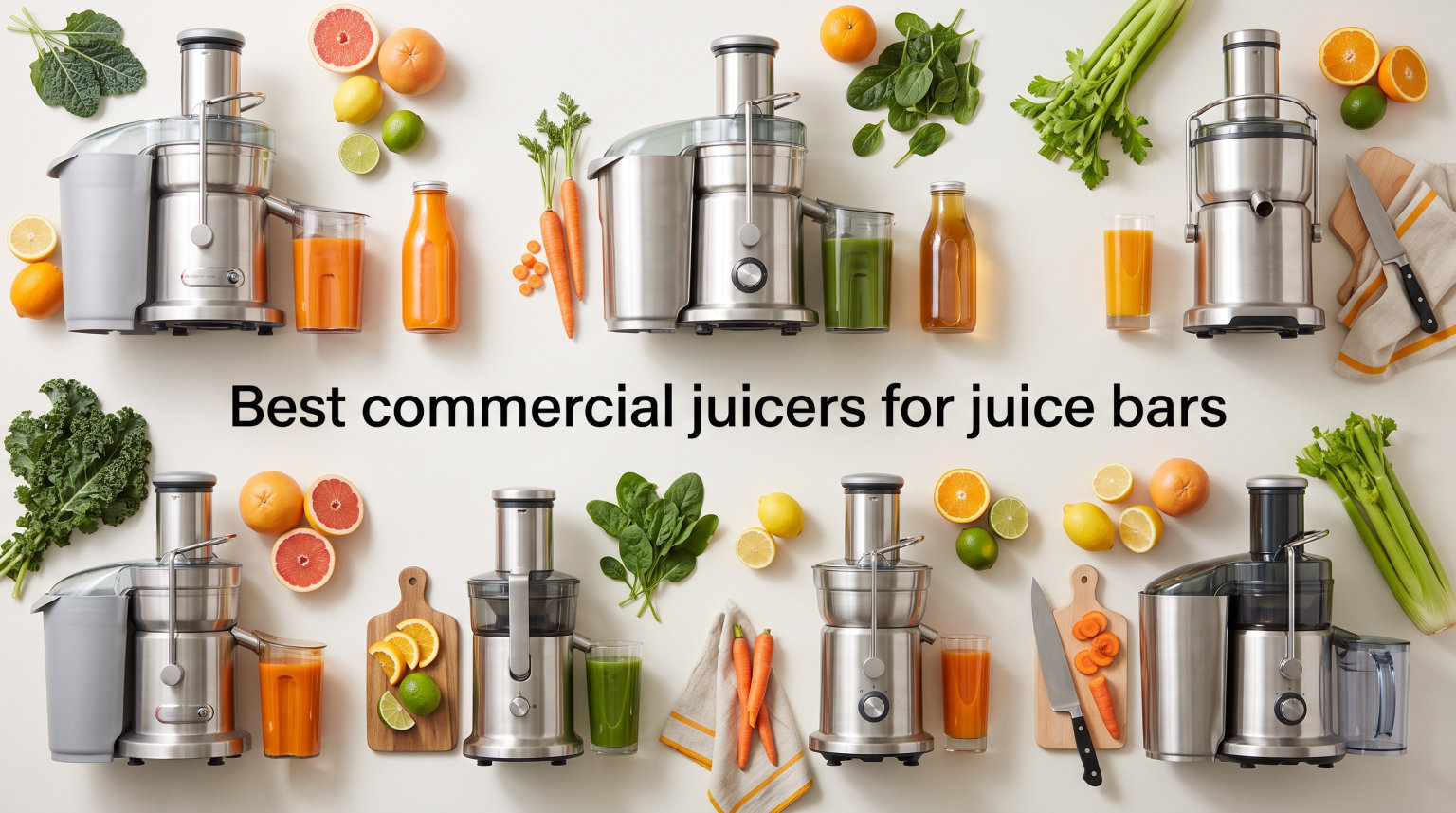 Best commercial juicers for juice bars