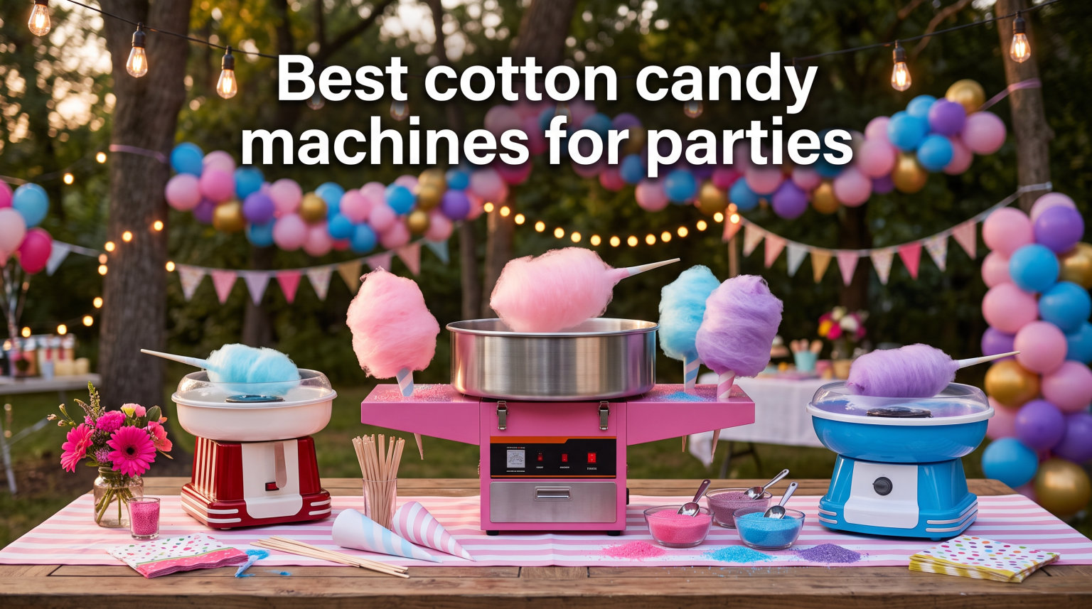 Best cotton candy machines for parties
