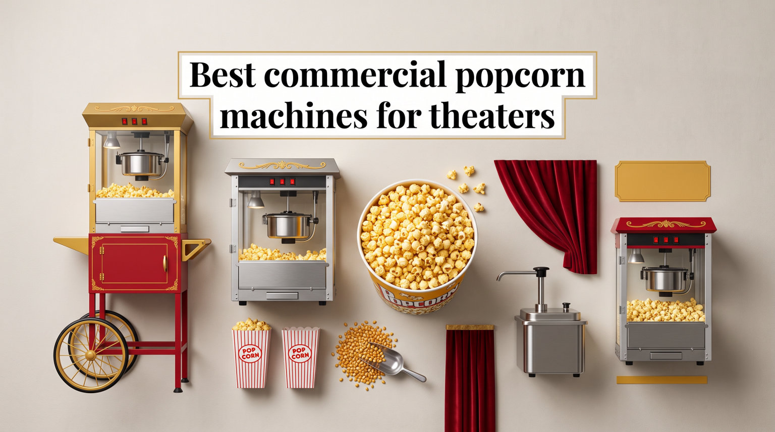 Best commercial popcorn machines for theaters