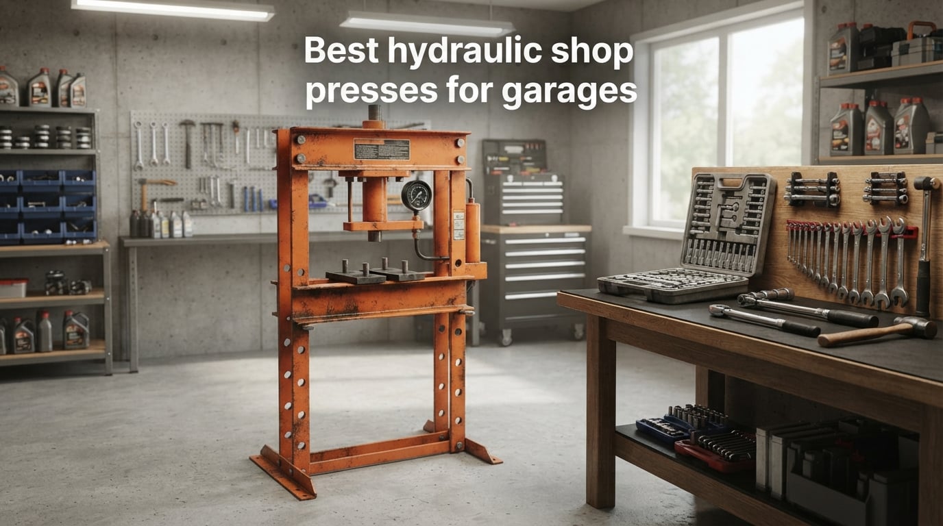 Best hydraulic shop presses for garages