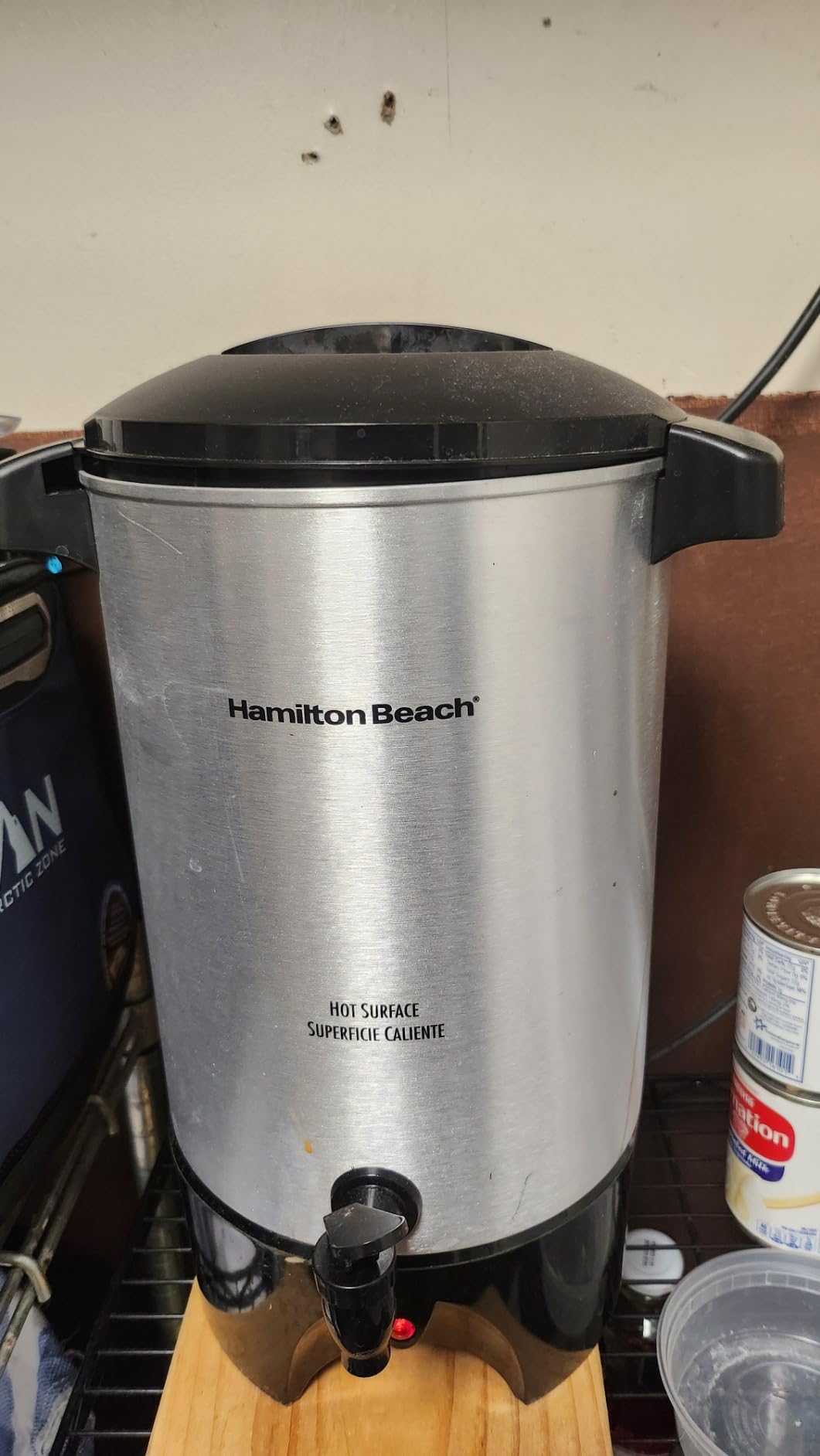 Hamilton Beach 45 Cup Coffee Urn and Hot Beverage Dispenser, Silver | Fast Brewing 1 Minute Per Cup | Makes 15-45 Cups | Two-Way Lever For Manual Or Continuous Pouring | Silver | 40515G customer photo 2