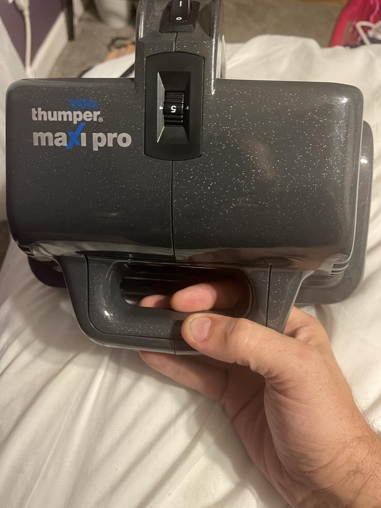 Thumper Maxi Pro Professional Percussion Massager Deep Tissue Full Body | Muscle Relief, Everyday Recovery, Powerful, Easy-To-Use, Multi-Head, Relaxation, Chiropractic Therapy customer photo 1