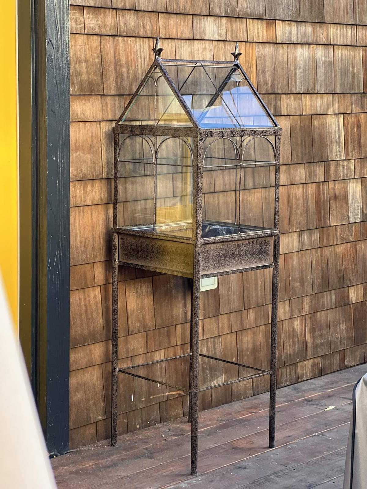 H Potter Freestanding Glass Wardian Case Plant Stand, Large Terrarium | Handcrafted, Real Glass, Botanical Display, Houseplants, Decorative Decor customer photo 2