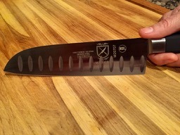 Mercer Culinary M20707 Genesis 7-Inch Santoku Knife, Black customer photo 1