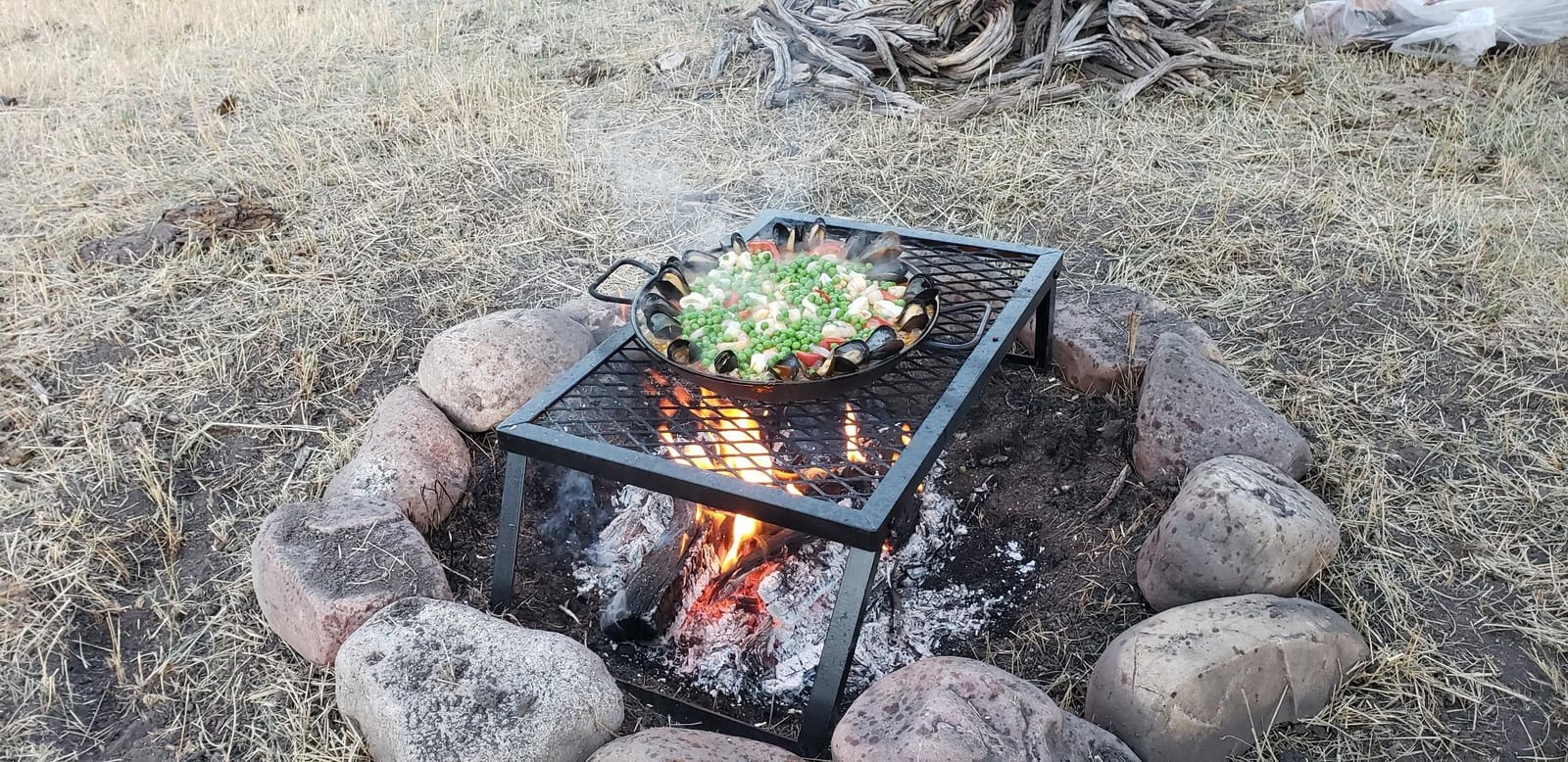 Garcima 18-inch Carbon Steel Paella Pan, 46cm customer photo 2