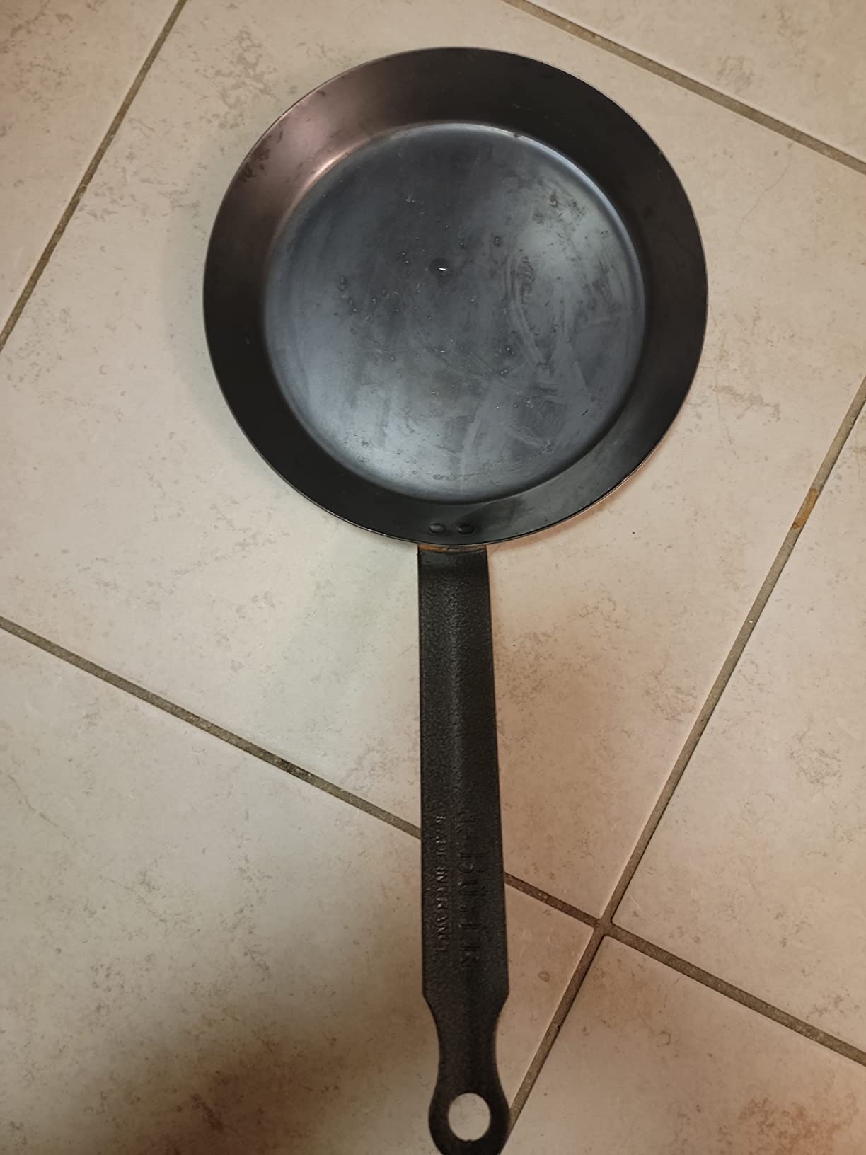 de Buyer Blue Carbon Steel Crepe & Tortilla Pan - 7