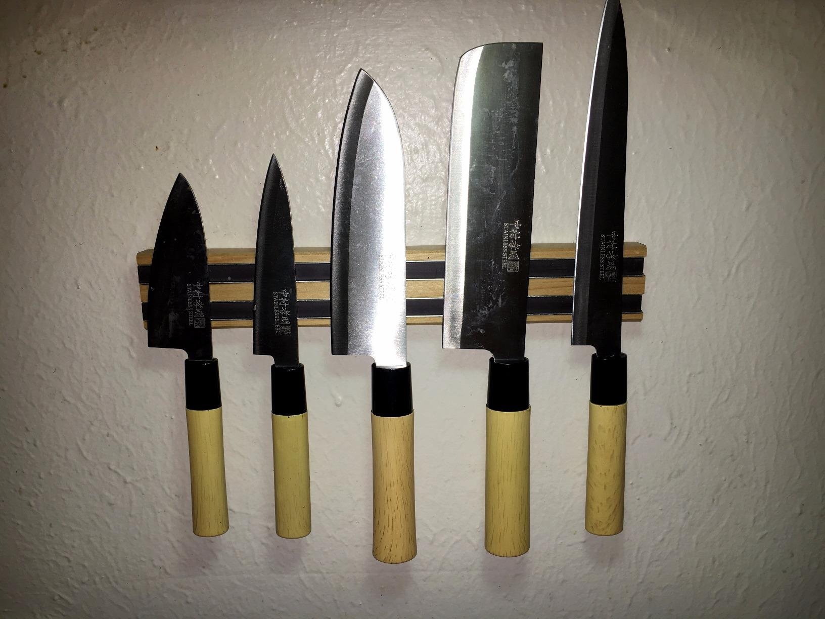 Japanese Kitchen Knife Set of 5 (Wooden Box Case) Mr. Takaaki Nakamura customer photo 2