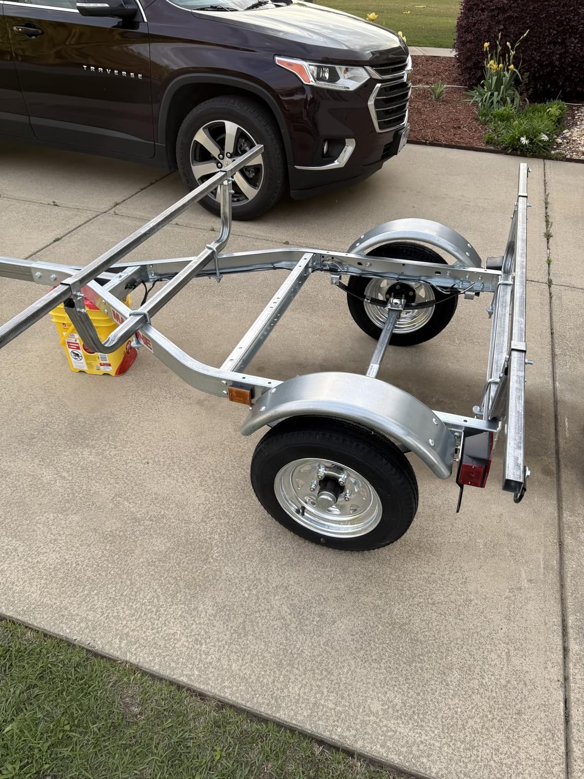 Malone MPG462G2 MicroSport 4 Kayak Trailer with 4 J-Rack Kayak Carriers & Spare Tire | 20' / 800 lbs Capacity | Fully Submersible | Marine Grade Galvanized Steel Construction customer photo 2