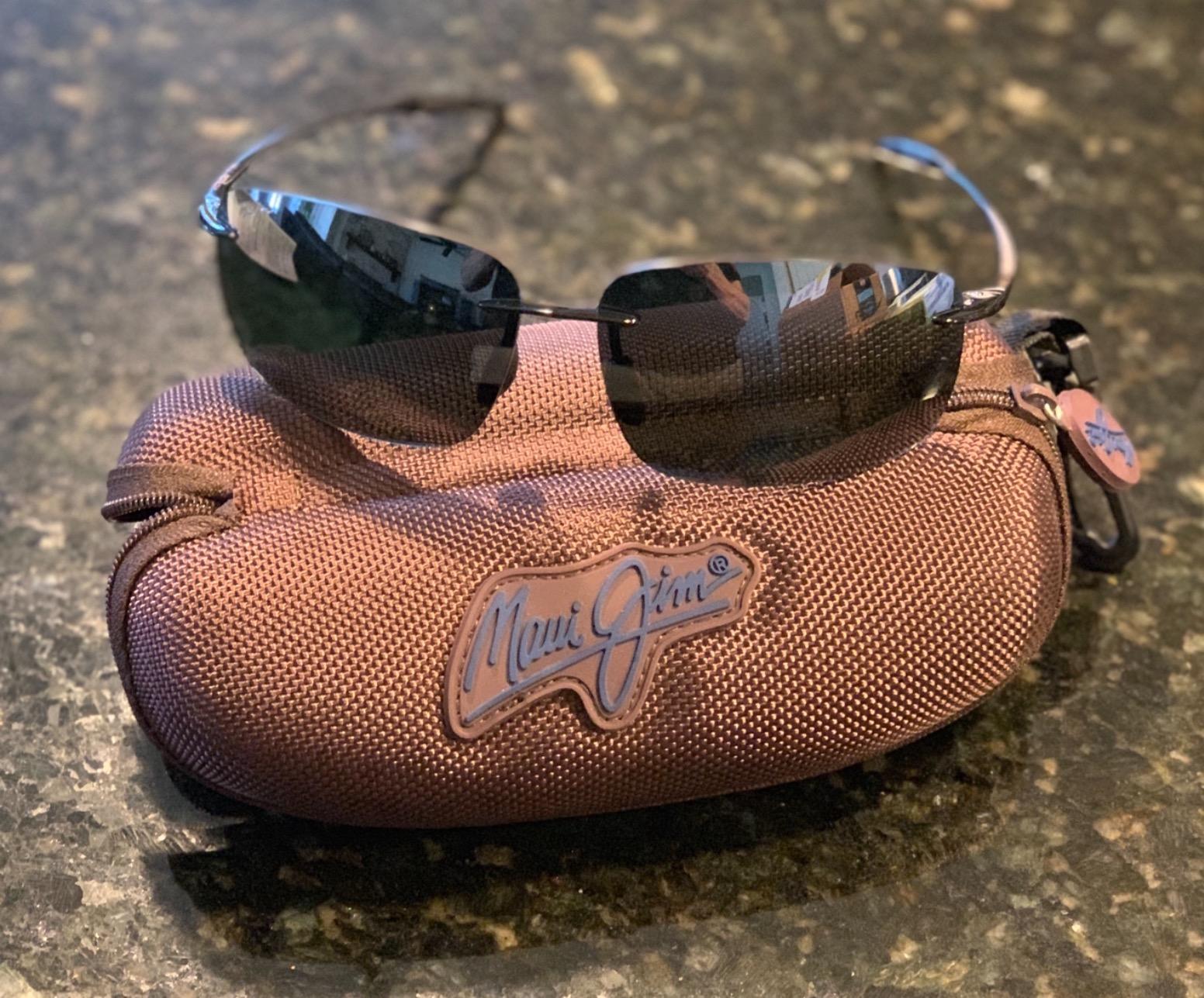 Maui Jim Men's and Women's Breakwall Polarized Rimless Sunglasses customer photo 1
