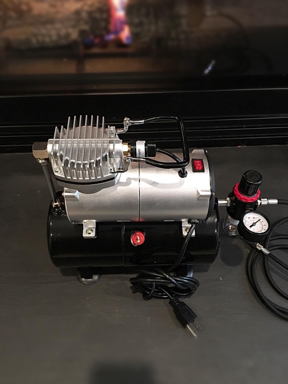 Master Airbrush Cool Runner II Dual Fan Airbrush and Compressor Kit with Gravity Air Brush with 3 Tips (0.2, 0.3 & 0.5mm Nozzle Tip), Compressor with Tank - Air Brush Kit for Beginners & Professionals customer photo 2
