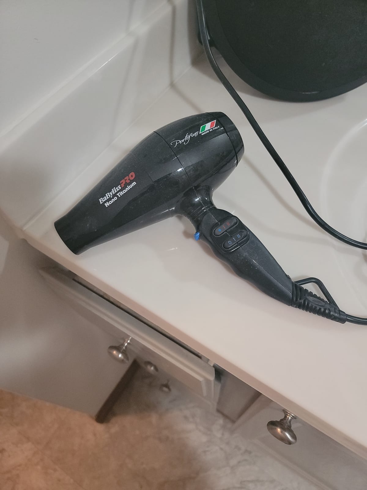 BaBylissPRO Nano Titanium Italian Portofino Hair Dryer - Professional 2000 Watt Blow Dryer customer photo 1