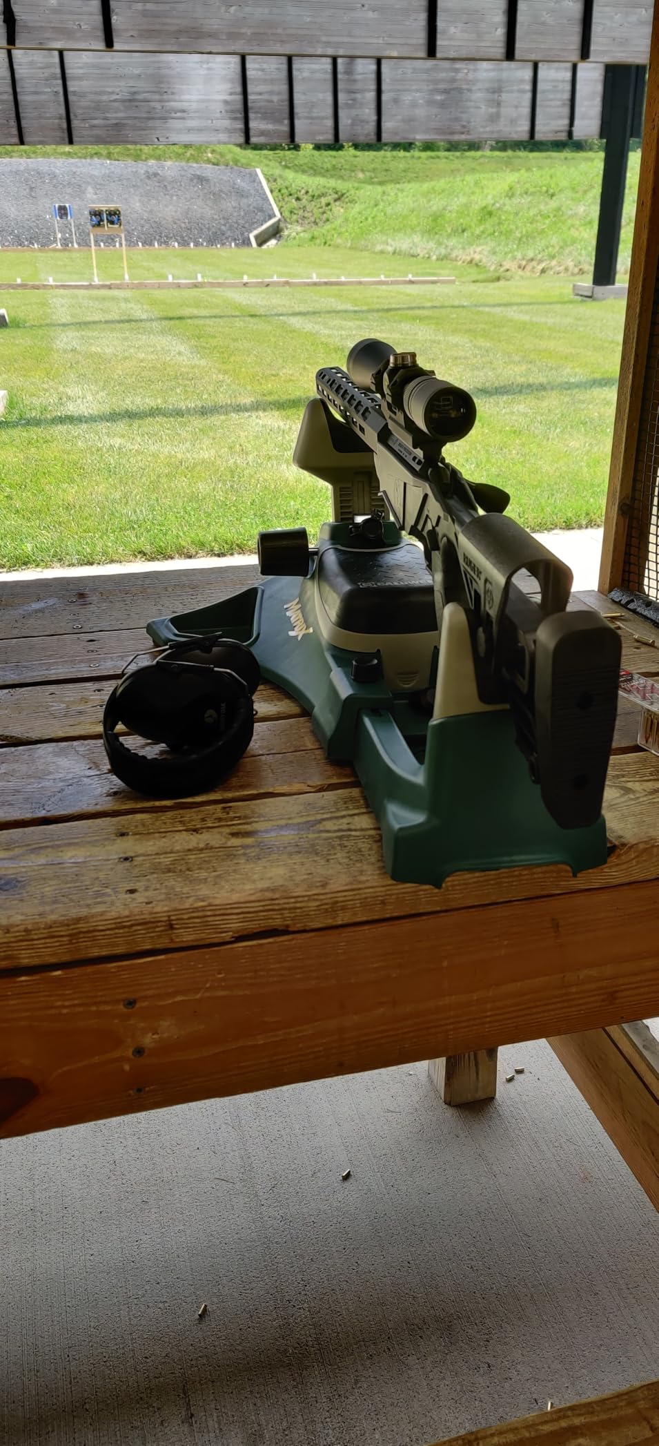 Caldwell Matrix Rest, Modular Frame | Rifle and Pistol Rest, Adjustable Elevation & Length, Portable, Built-In Storage, Polymer customer photo 1