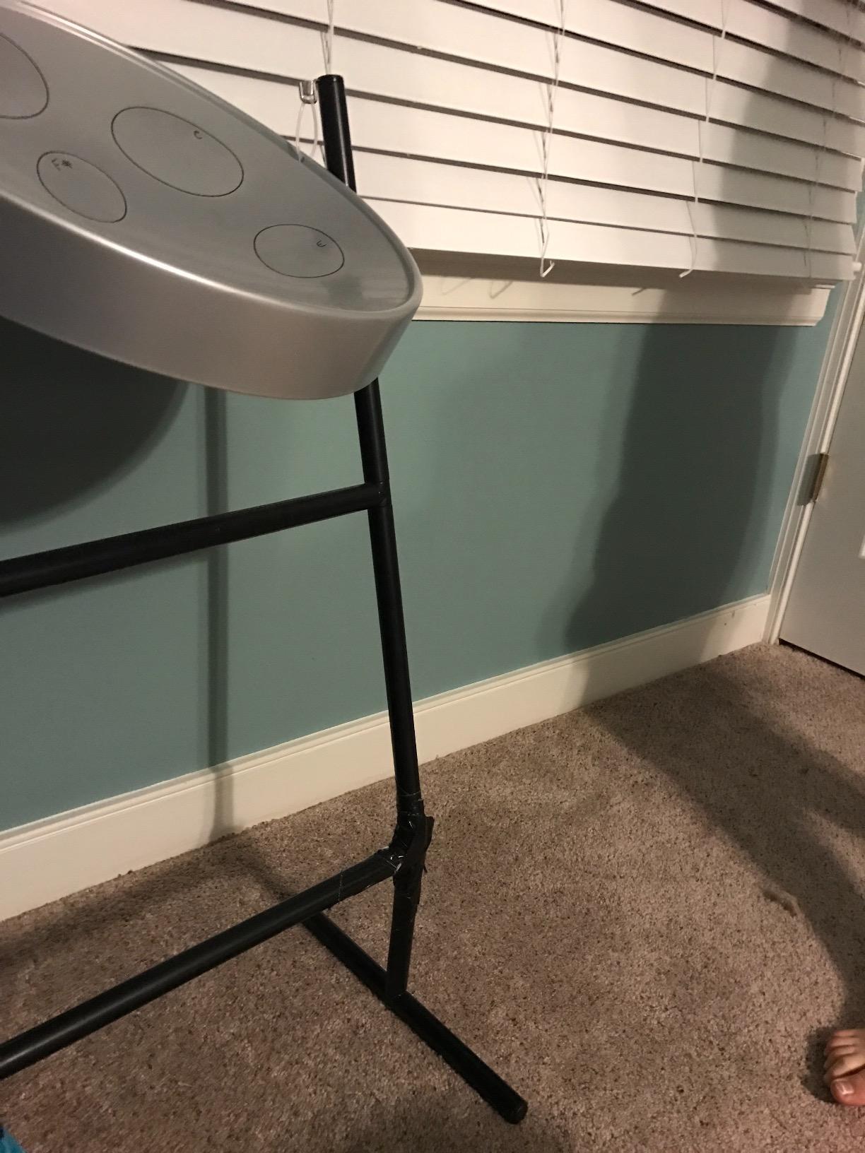 Jumbie Jam Authentic Steel Drum Steel Finish with Tube Floor Stand customer photo 2