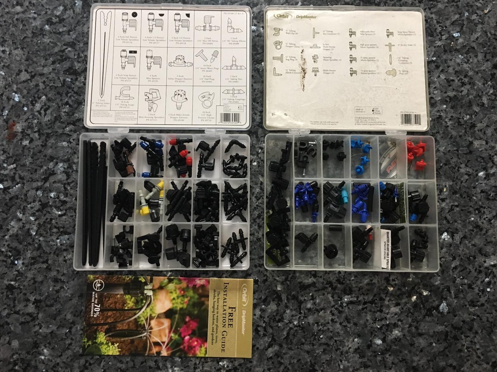 Orbit 69500 92-Piece Drip Irrigation Assortment Kit, Black customer photo 1
