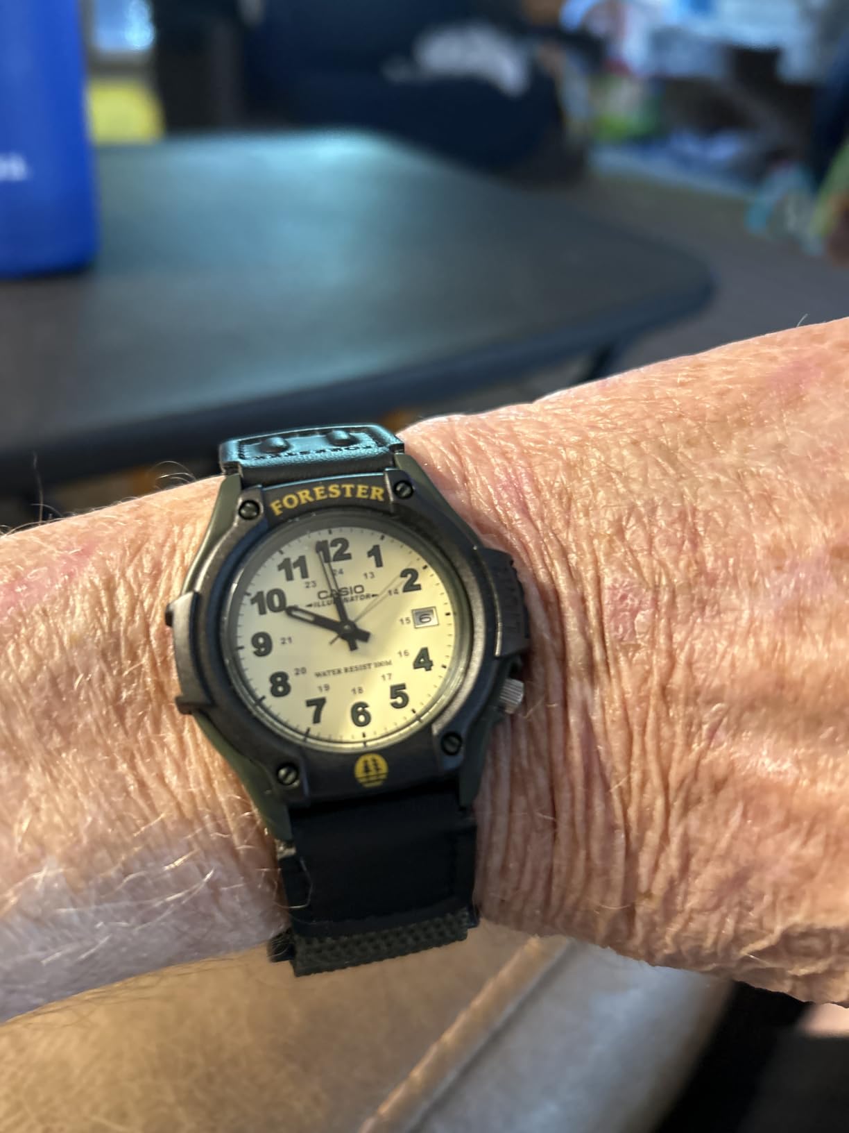 Casio FT500WC Series | Men's Analog Watch | 100 Meter Water Resistance | LED Light | Date Display | Leather/Cloth Band | Regular Time Keeping (HR, Min, SEC, PM, Date, Day) | 3 Year Battery customer photo 2