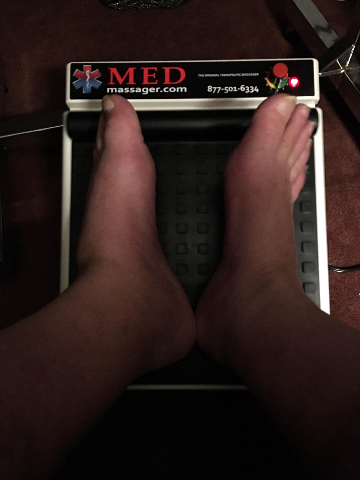 MedMassager Foot Massager Plus, Deep Tissue, Dual Speed, Portable, MMF07 customer photo 1