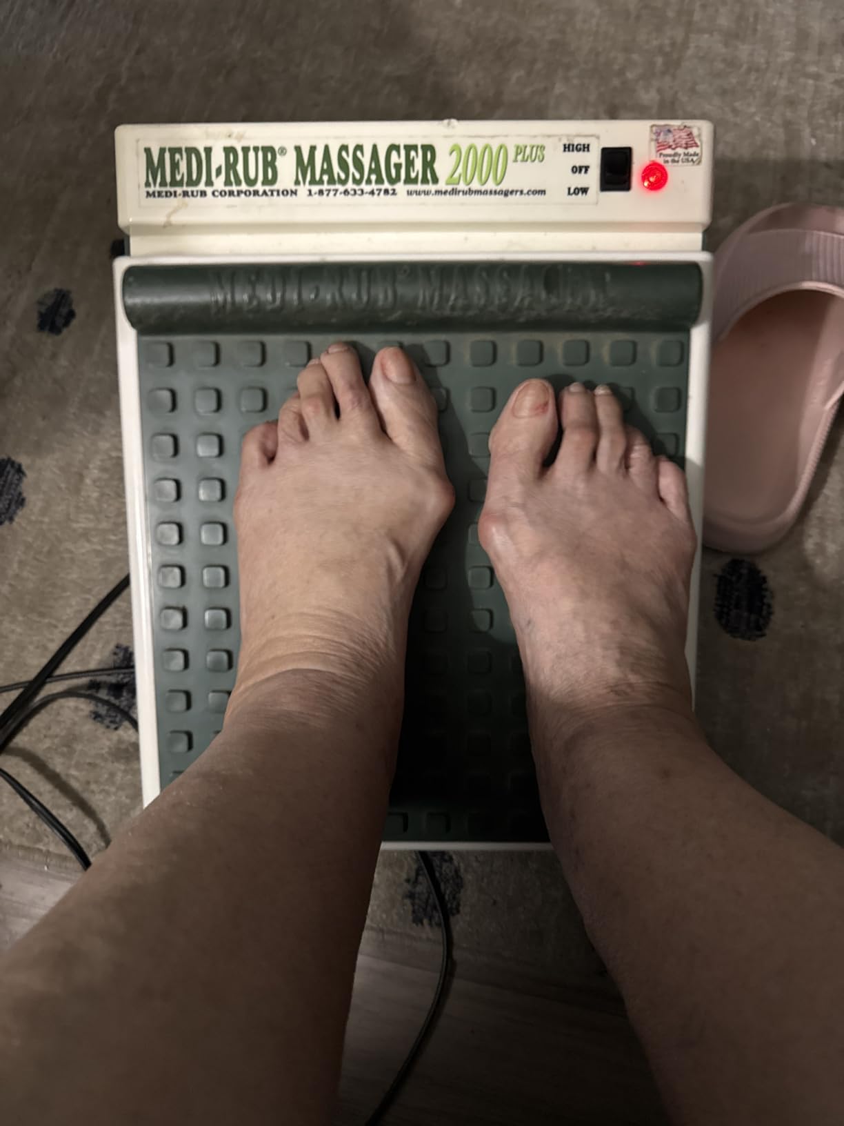 MedMassager Foot Massager Plus, Deep Tissue, Dual Speed, Portable, MMF07 customer photo 2