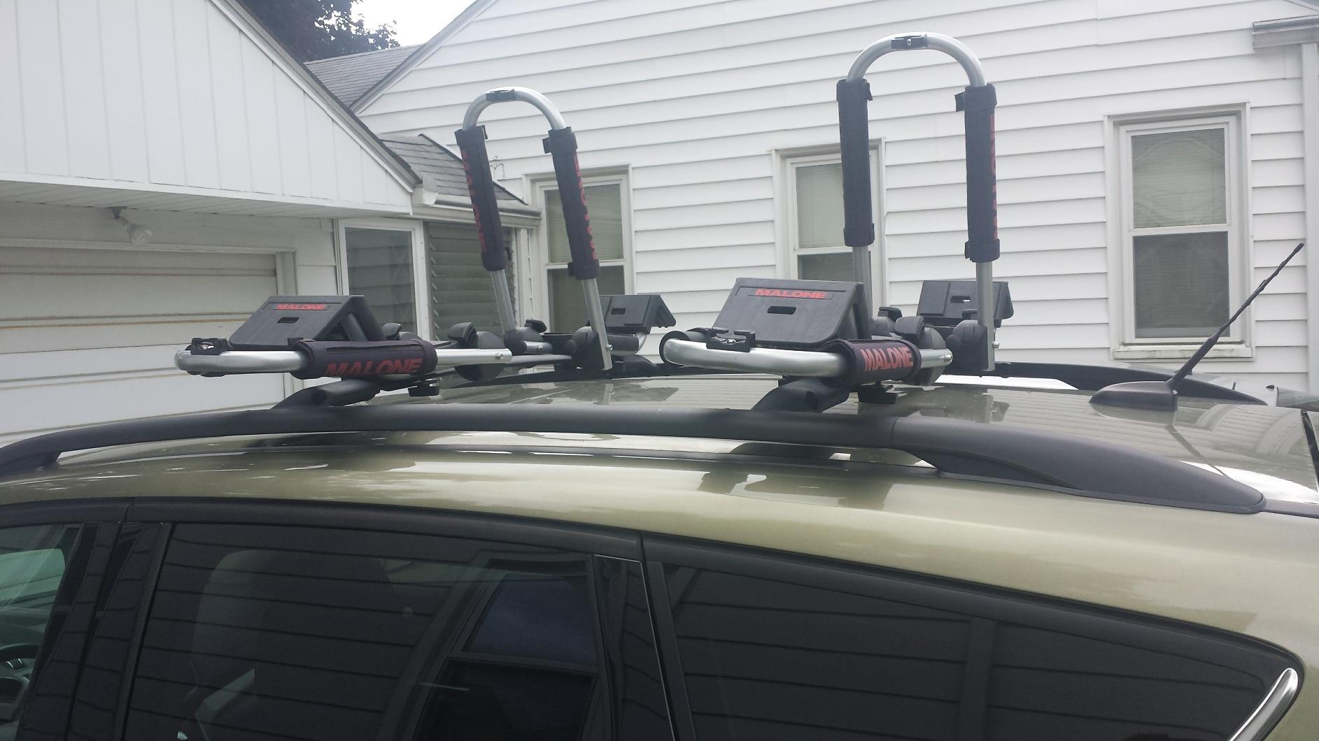 Malone Downloader Folding J-Style Universal Car Rack Kayak Carrier with Bow and Stern Lines customer photo 1