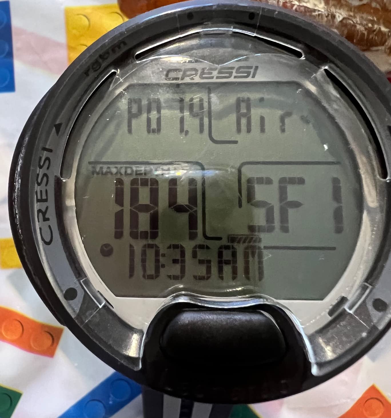 CRESSI Leonardo 2.0 Scuba Dive Watch, Air Nitrox Gauge, Black/Blue | Dive Computer, Air Nitrox Gauge Modes, Single-Button Control, Visual & Audible Alarm, USB & Infrared Transfer, Diving Watch customer photo 2