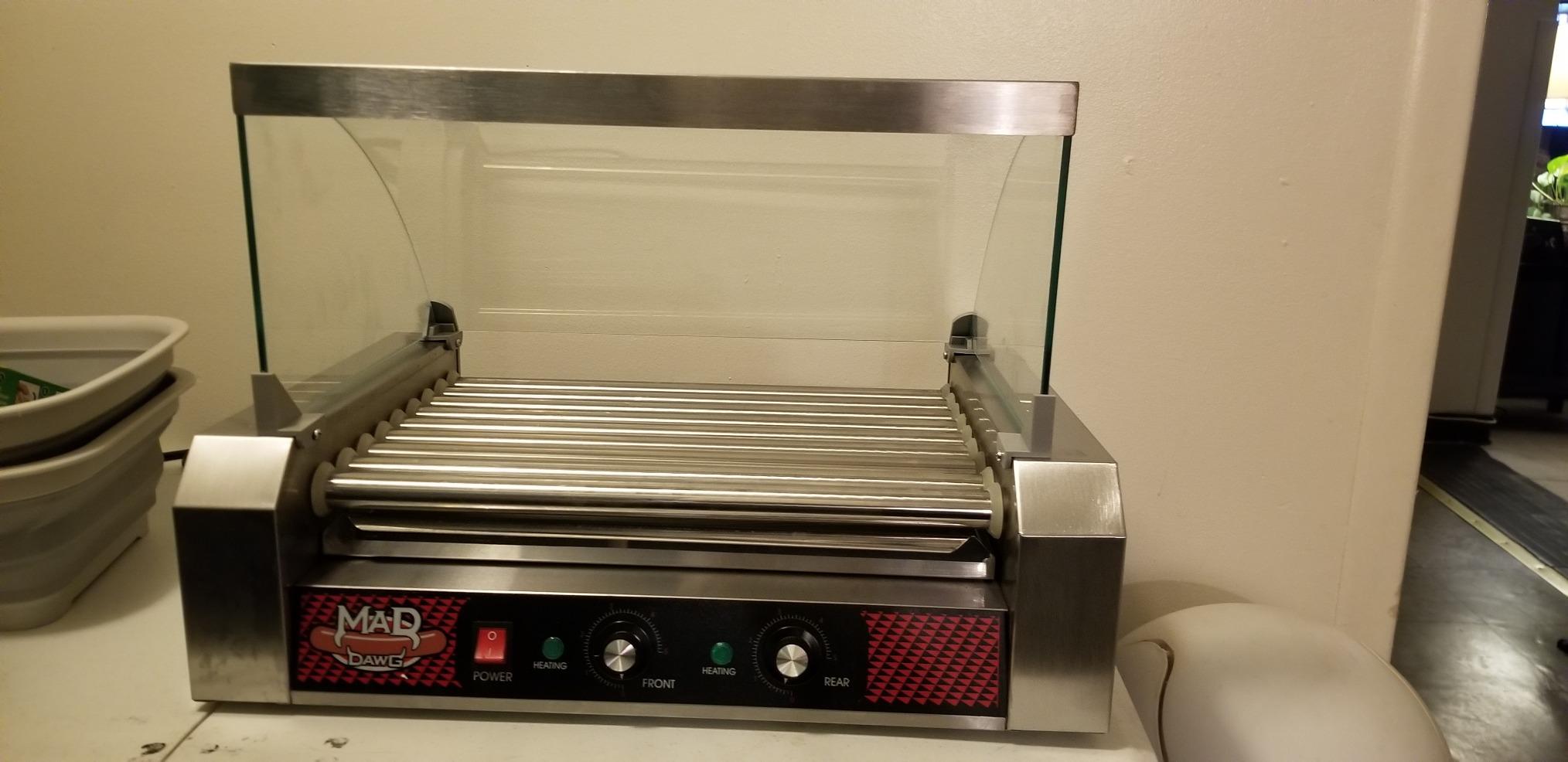 Great Northern Popcorn Hot Dog Roller Machine | Stainless-Steel Cooker with 9 Rollers to Cook Up to 24 Hot Dogs - Concession Stand Supplies customer photo 1