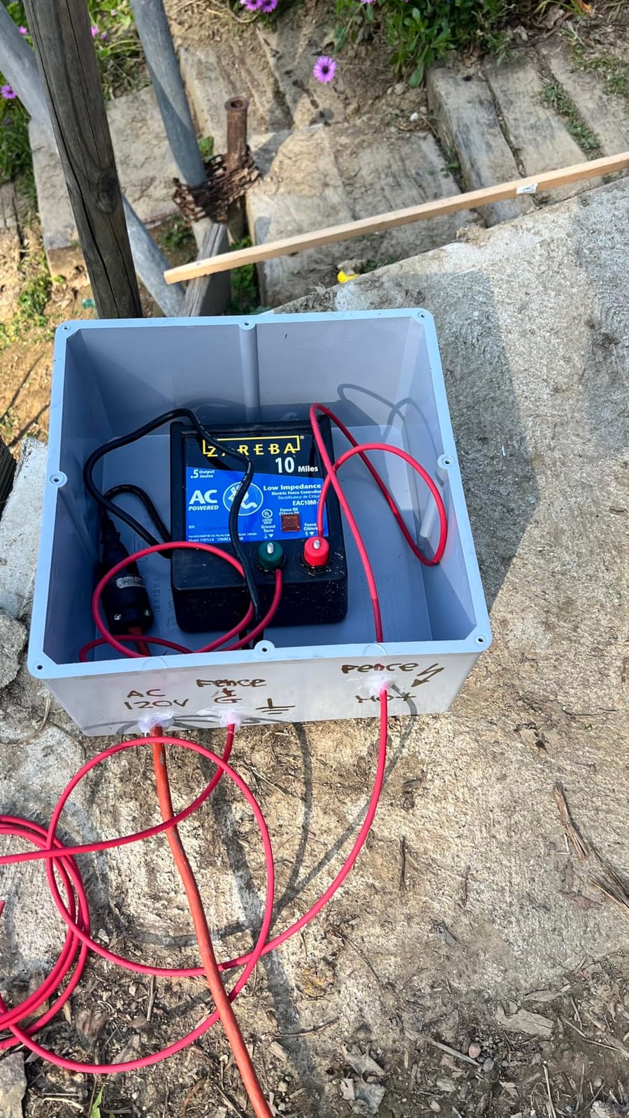 Zareba 10 Mile AC Powered Low Impedance Fence Charger, 0.5 Joule Output, Plug-In Electric Fence Energizer for Cattle, Horses, Pigs, Goats customer photo 2