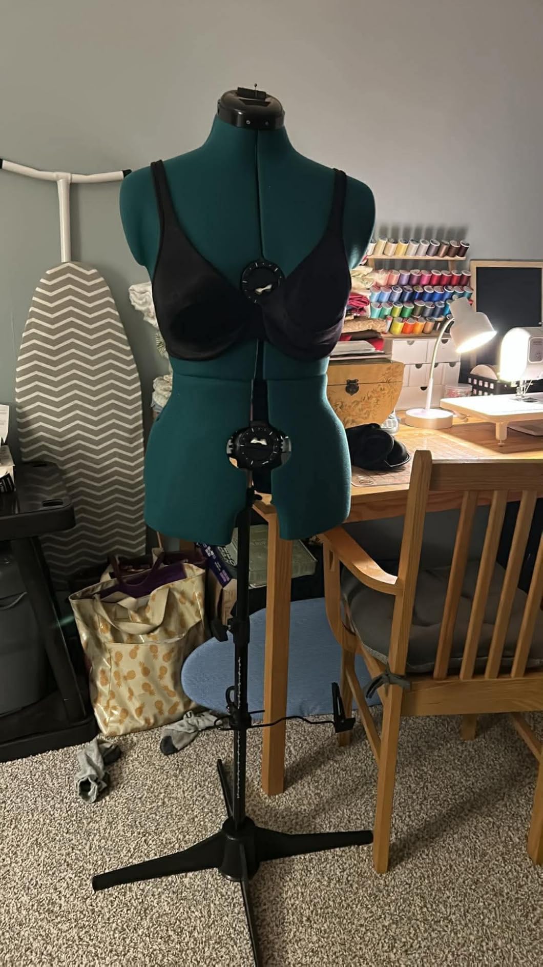 Dritz Sew You Adjustable Dress Form, Small/Medium Sizes, US 4-12 | Female Clothing Mannequin for Sewing, Fitting, and Draping customer photo 2