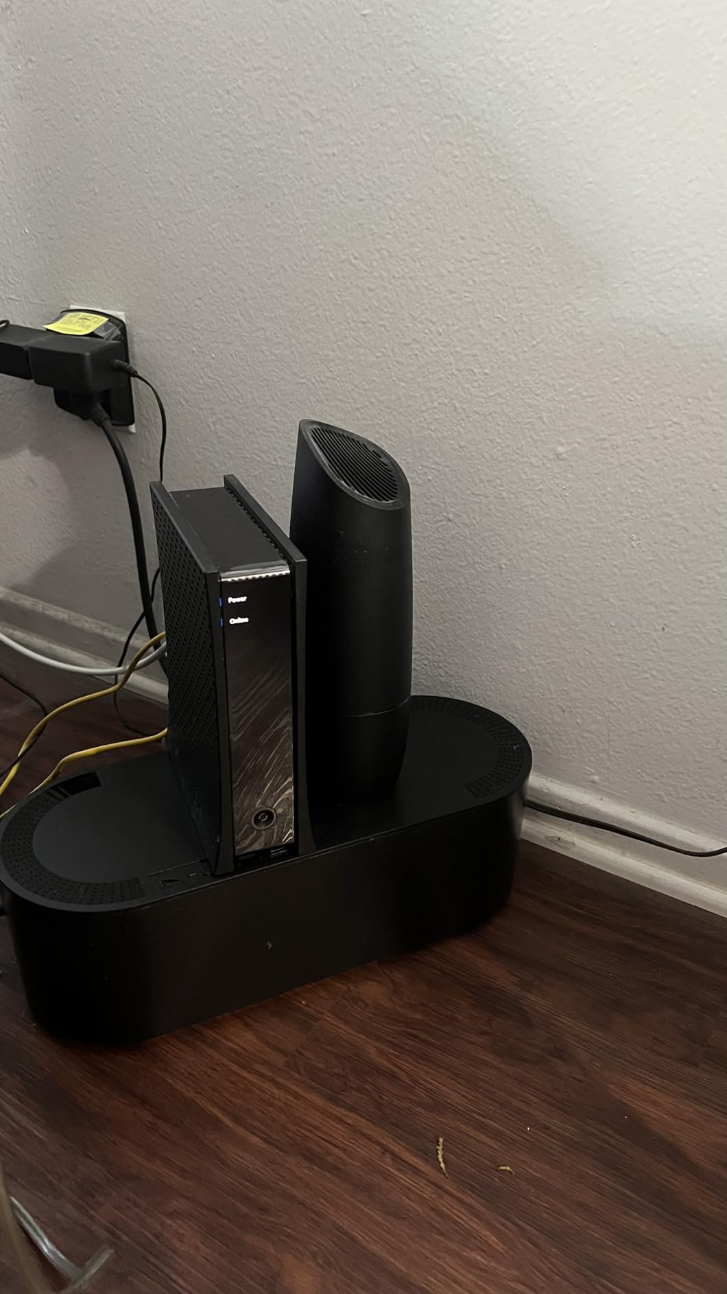 D-Line Cable Management Box, Power Strip Cover, Floor Outlet Hider, Desk Cord Organizer, Hide Extension Leads, 12.75