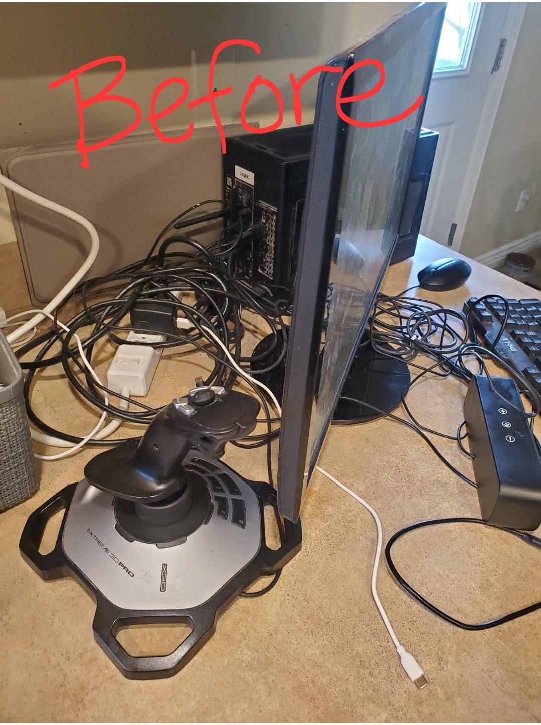 D-Line Cable Management Box, Power Strip Cover, Floor Outlet Hider, Desk Cord Organizer, Hide Extension Leads, 12.75