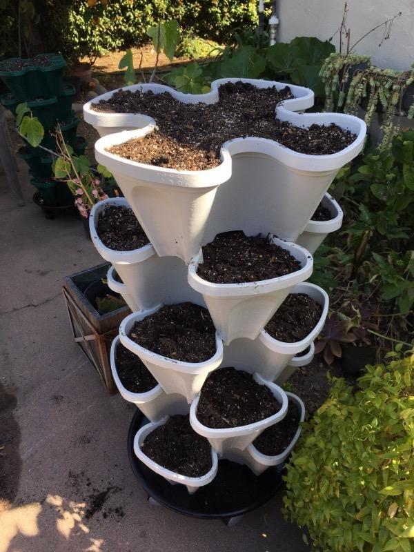 Mr. Stacky 5 Tiered Vertical Gardening Planter, Indoor & Outdoor customer photo 1