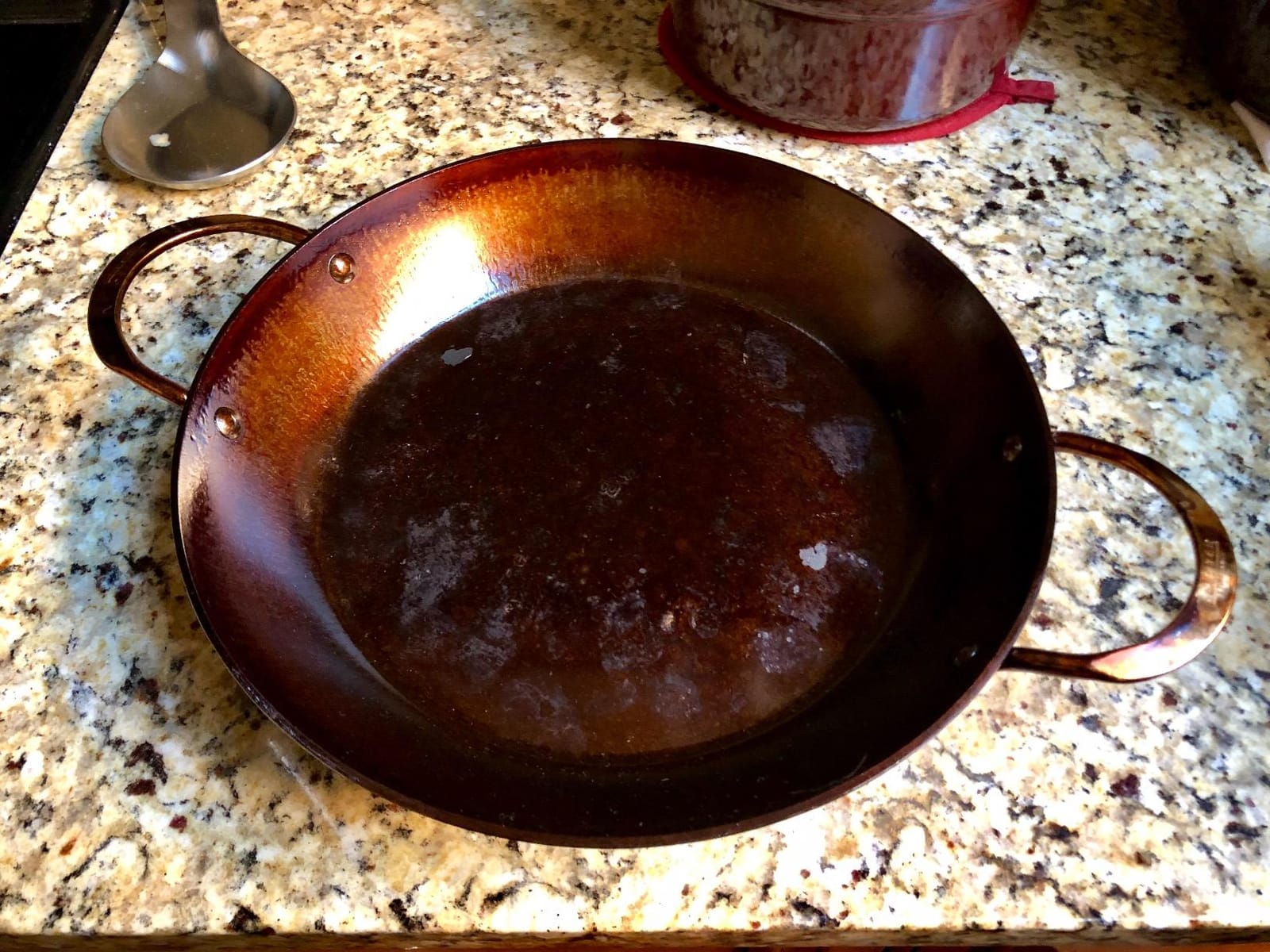 de Buyer MINERAL B Carbon Steel Paella Pan - 12.5