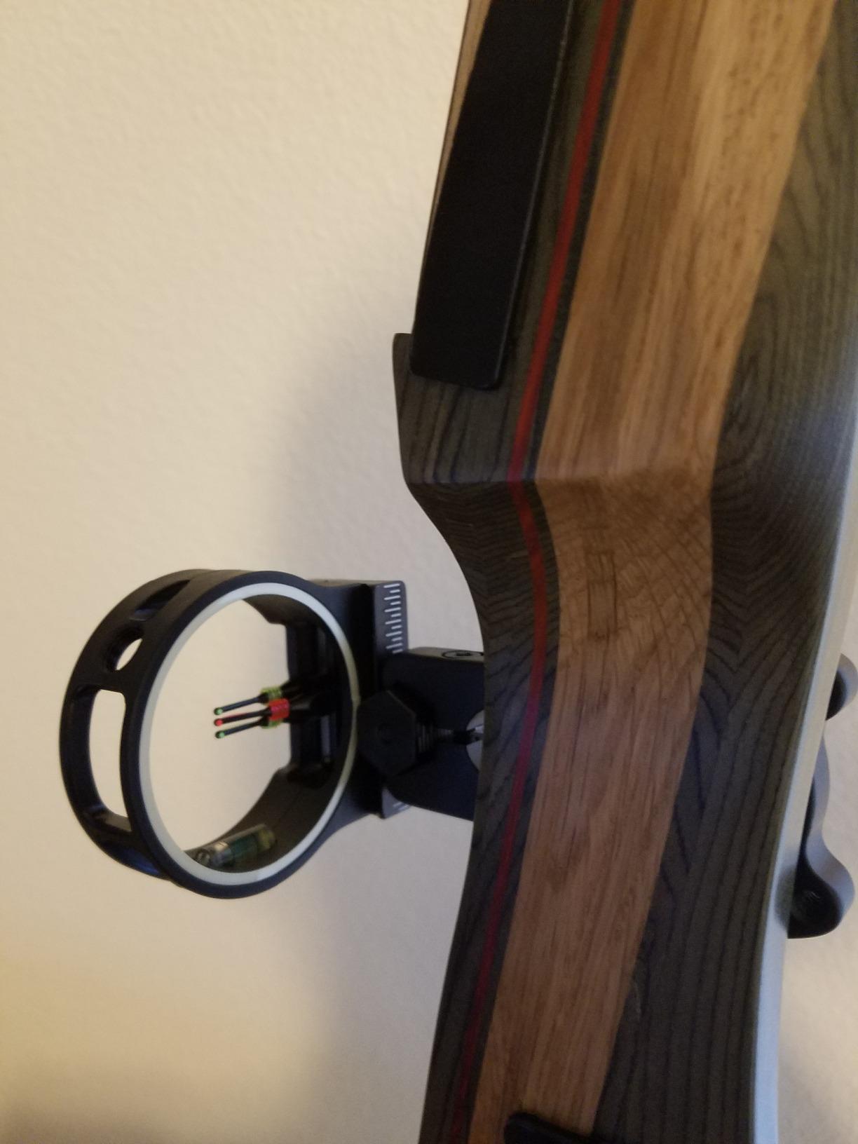 3 Pin Bow Sight - Fiber, Brass Pin, Aluminum Machined - Right and Left Handed customer photo 1