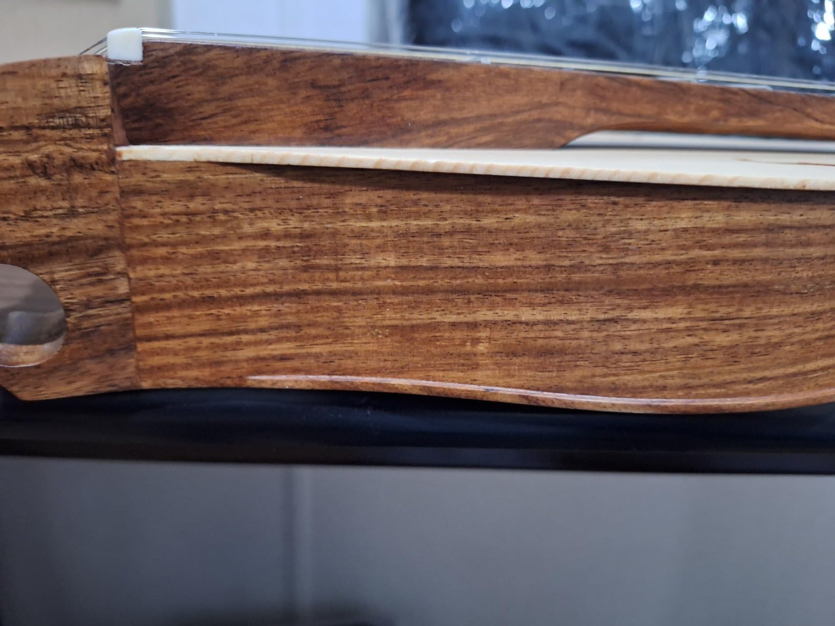 Emma Mountain Dulcimer 4-String Vaulted Fretboard Spruce F-Holes customer photo 2