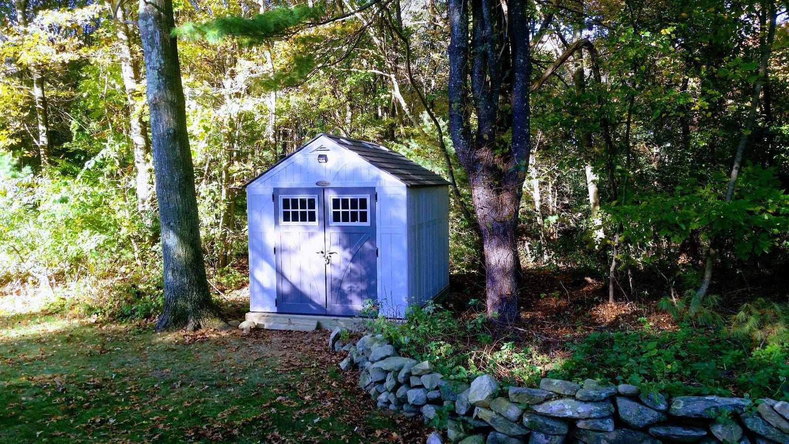 Suncast 8x10 Ft. Outdoor Storage Shed - Large Resin Outdoor Shed with Floor Included, Lockable Double Doors & Skylights. 547 Cu Ft Tremont Garden Resin Sheds for Lawn Tools, Riding Mowers, & Bikes customer photo 1