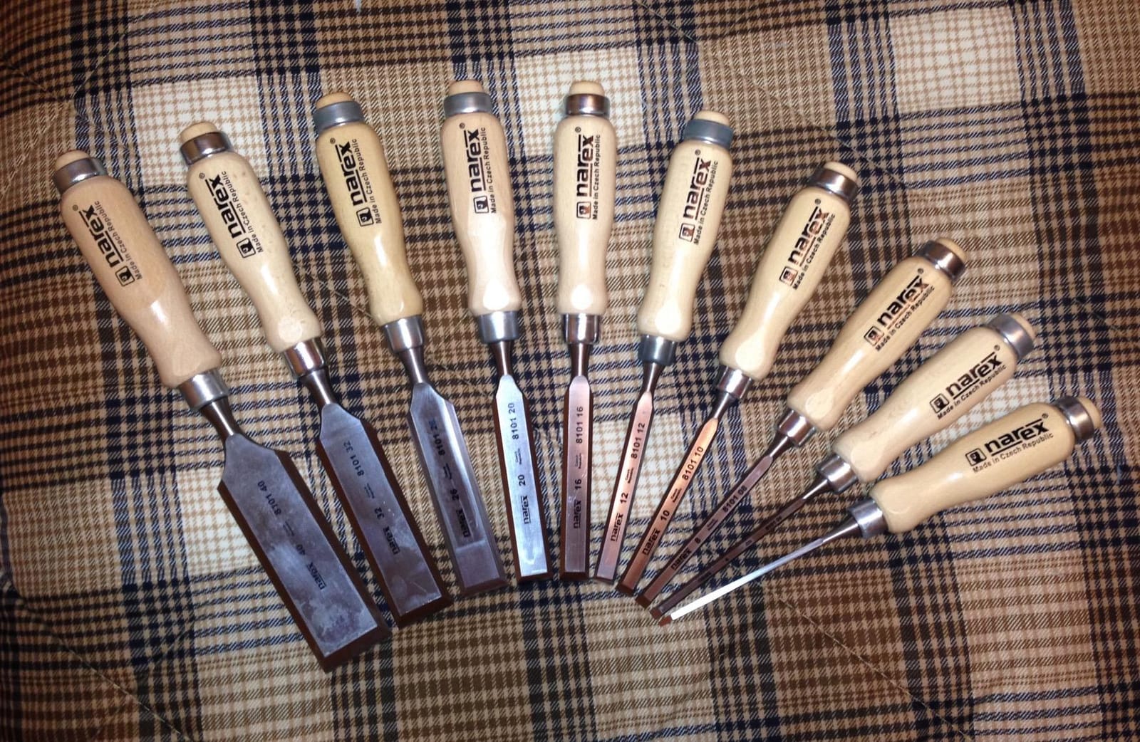 Narex Bevel Edge Chisel Set with Wooden Handles, Set of 4 pcs customer photo 2