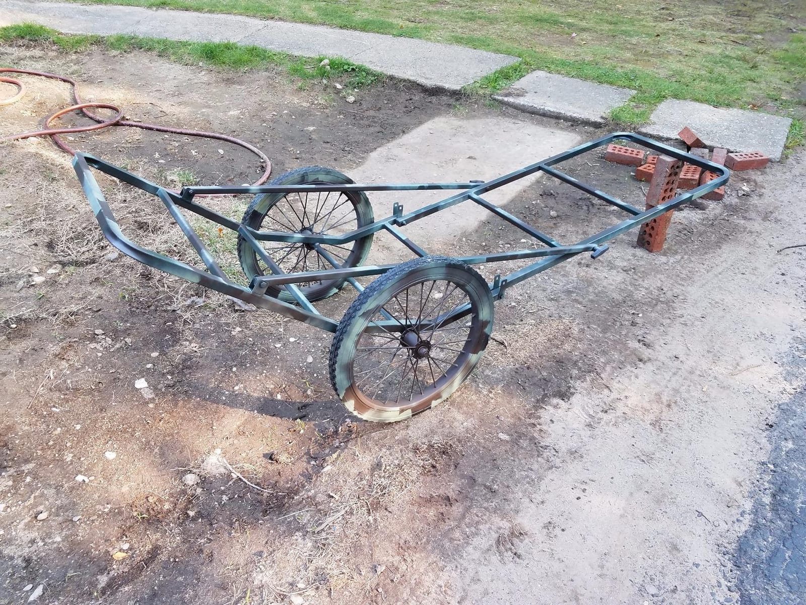Leader Accessories Super Mag Hauler Steel Hunting Deer Game Cart 550lb Capacity customer photo 1